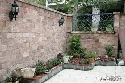 庭院設(shè)計(jì):不一樣的花池設(shè)計(jì),鄰居看了羨慕不已