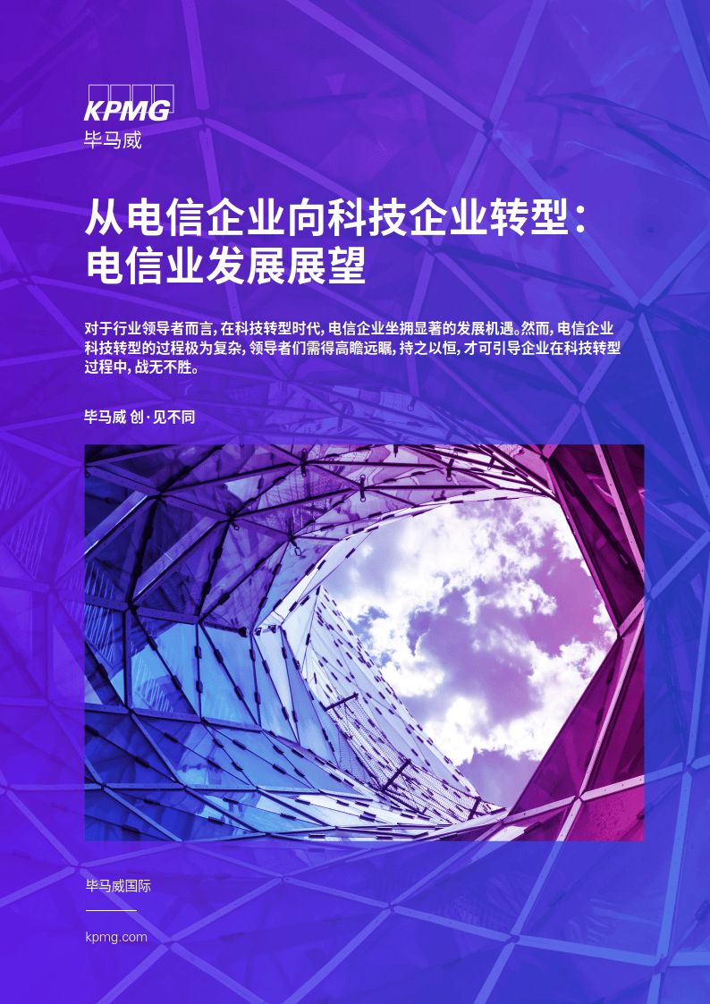 2024電信業(yè)發(fā)展展望報(bào)告 從電信企業(yè)向科技企業(yè)轉(zhuǎn)型的路徑與挑戰(zhàn)